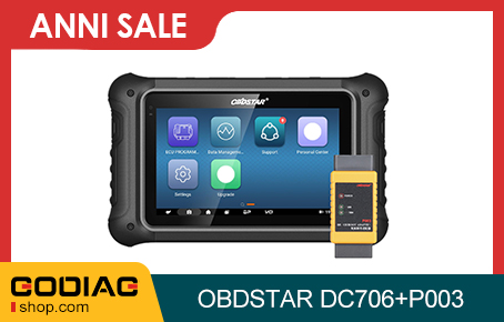 [US/EU Ship] OBDSTAR DC706 ECU Tool Full Version Plus P003+ Adapter Support for Car and Moto ECM & TCM & BODY Clone All by OBD or Bench