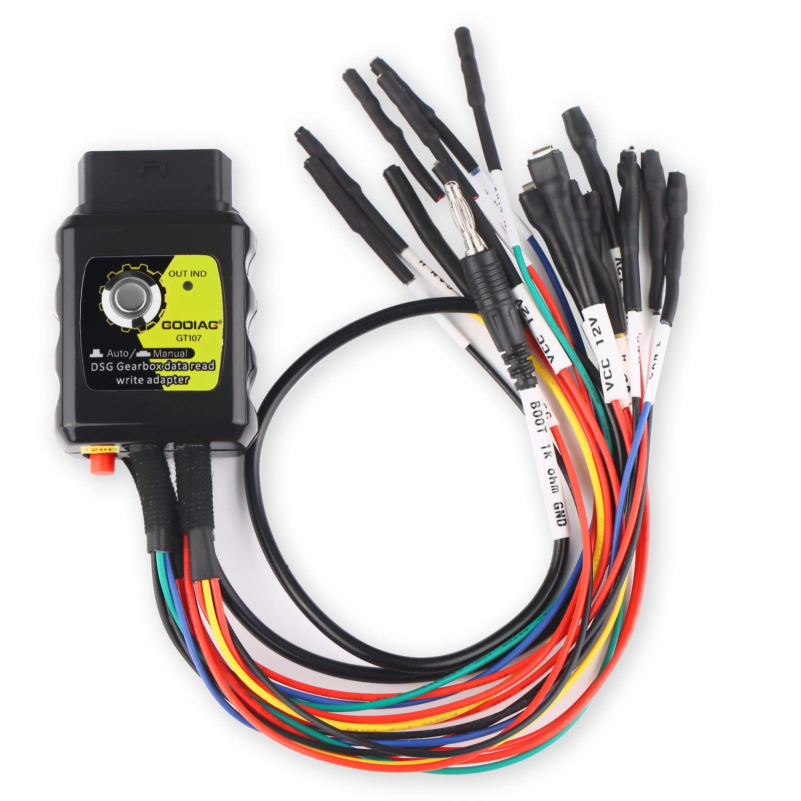 GODIAG GT107 DSG Gearbox Data Read/Write Adapterw with GT105 + Jumper Cable+PCMtuner  ECU Programmer